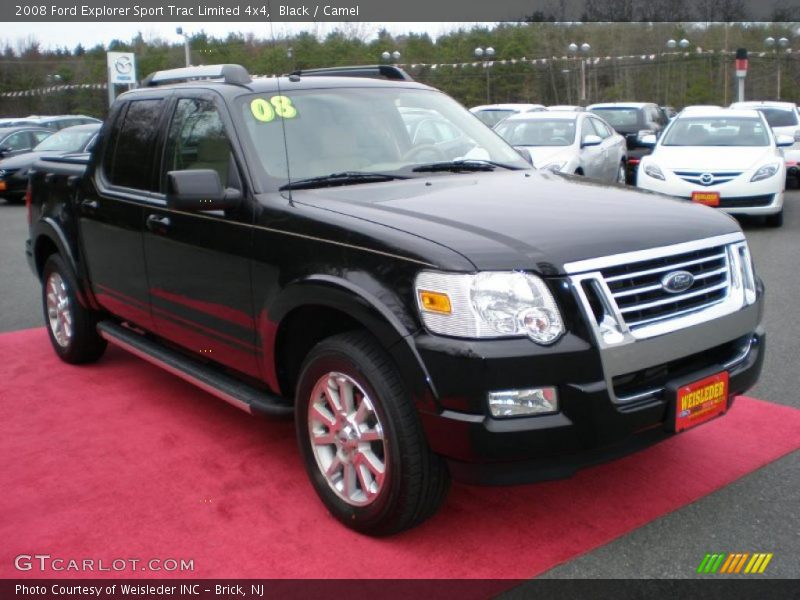 Black / Camel 2008 Ford Explorer Sport Trac Limited 4x4