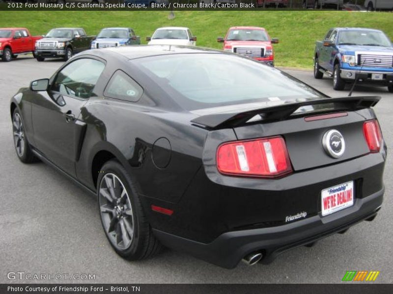 Black / Charcoal Black/Carbon Black 2012 Ford Mustang C/S California Special Coupe