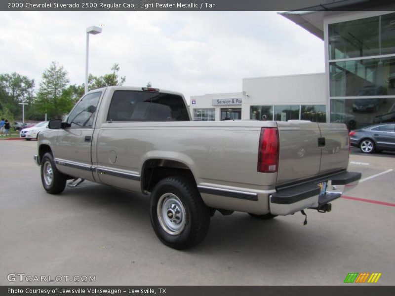 Light Pewter Metallic / Tan 2000 Chevrolet Silverado 2500 Regular Cab