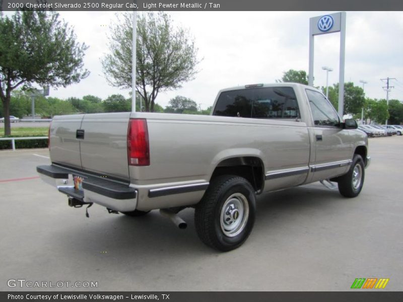 Light Pewter Metallic / Tan 2000 Chevrolet Silverado 2500 Regular Cab