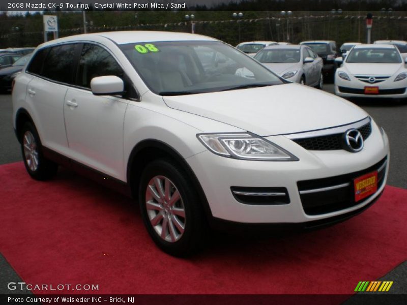Crystal White Pearl Mica / Sand 2008 Mazda CX-9 Touring