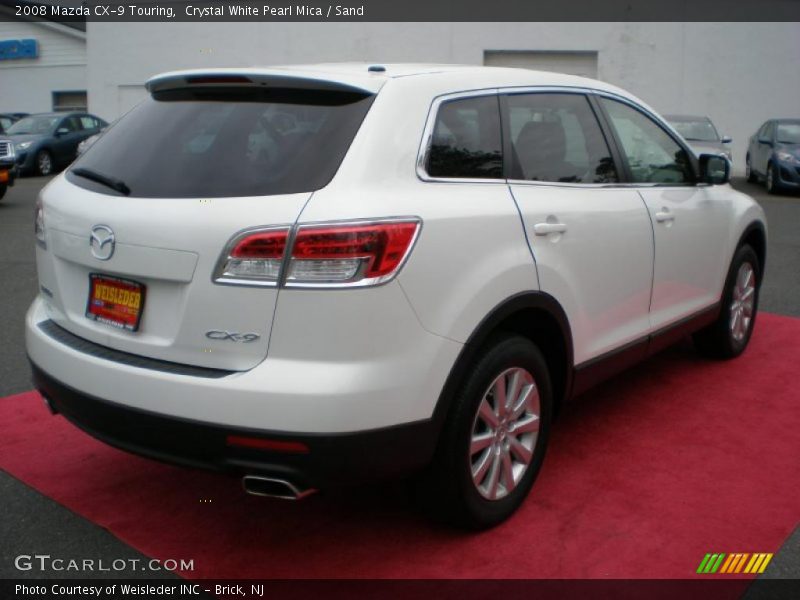Crystal White Pearl Mica / Sand 2008 Mazda CX-9 Touring