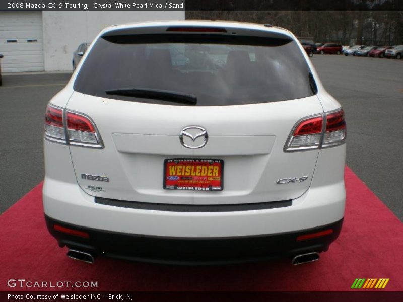 Crystal White Pearl Mica / Sand 2008 Mazda CX-9 Touring