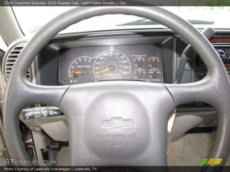 Light Pewter Metallic / Tan 2000 Chevrolet Silverado 2500 Regular Cab