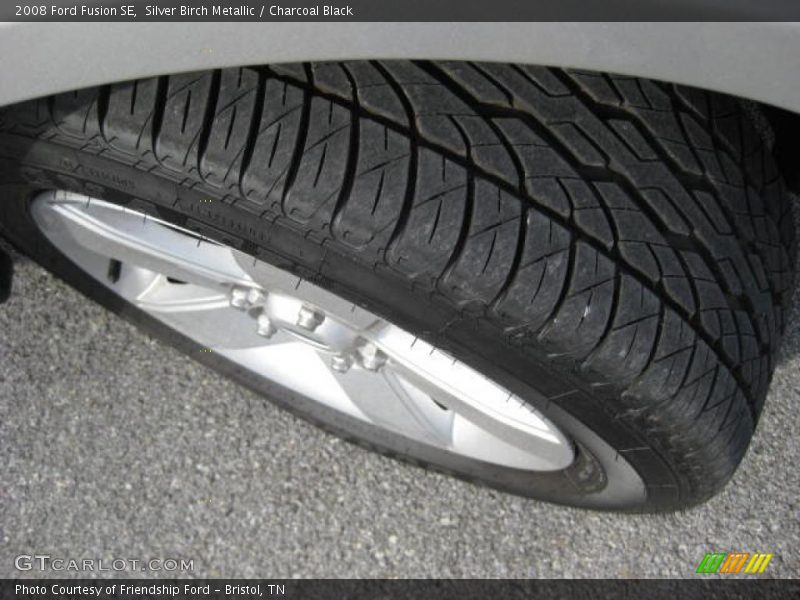 Silver Birch Metallic / Charcoal Black 2008 Ford Fusion SE