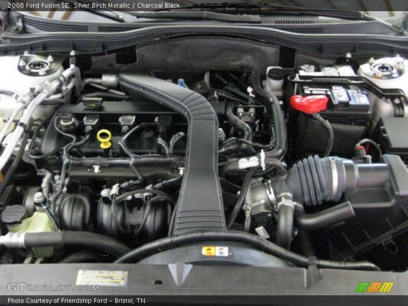 Silver Birch Metallic / Charcoal Black 2008 Ford Fusion SE