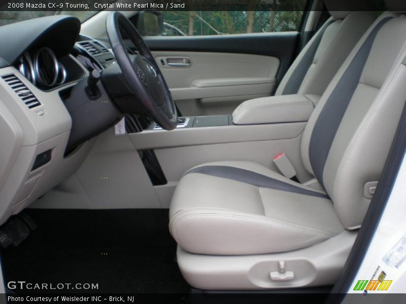 Crystal White Pearl Mica / Sand 2008 Mazda CX-9 Touring