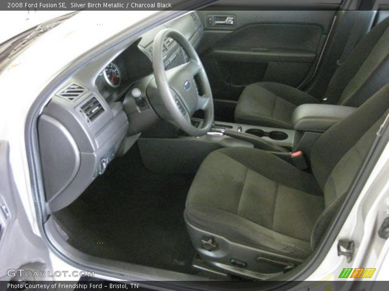 Silver Birch Metallic / Charcoal Black 2008 Ford Fusion SE