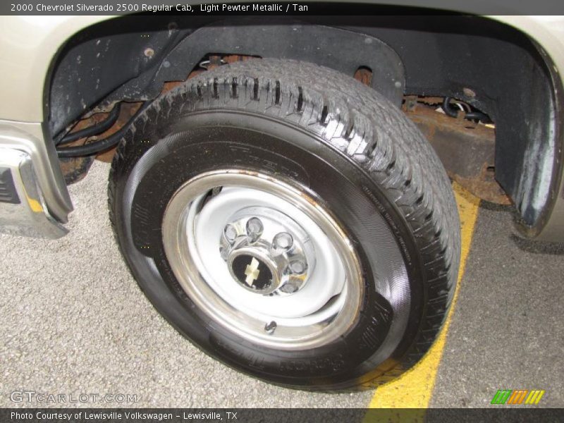Light Pewter Metallic / Tan 2000 Chevrolet Silverado 2500 Regular Cab