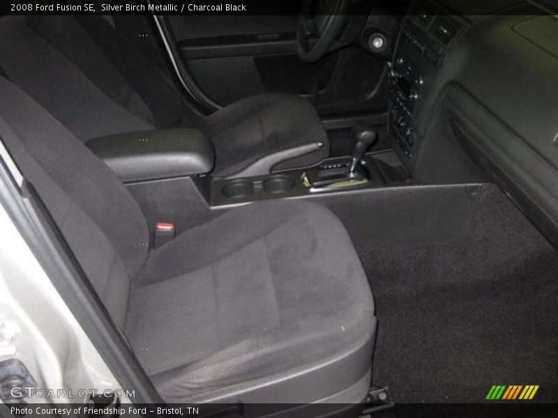 Silver Birch Metallic / Charcoal Black 2008 Ford Fusion SE