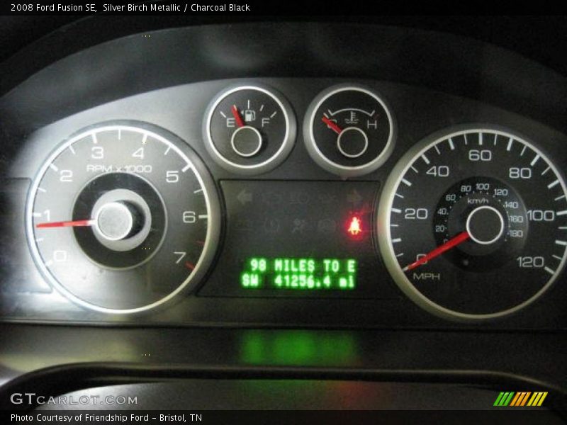 Silver Birch Metallic / Charcoal Black 2008 Ford Fusion SE