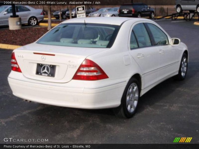 Alabaster White / Ash 2006 Mercedes-Benz C 280 4Matic Luxury