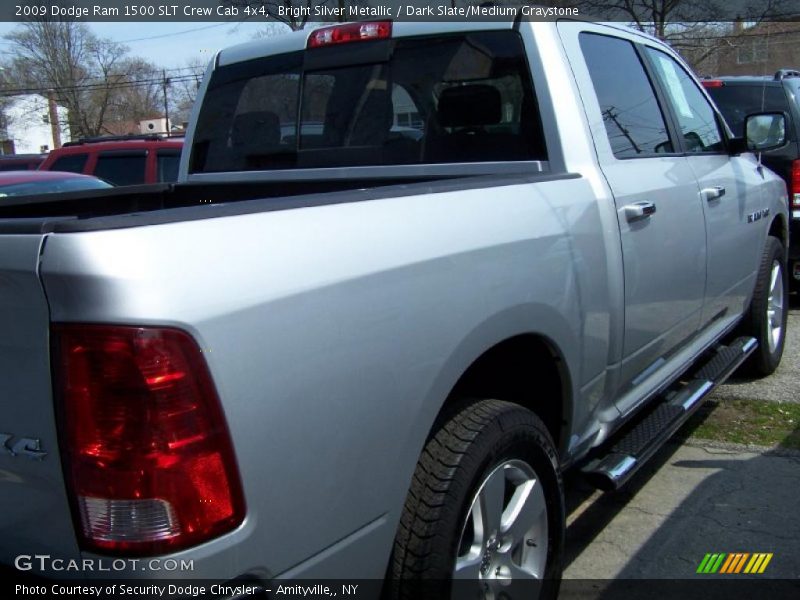 Bright Silver Metallic / Dark Slate/Medium Graystone 2009 Dodge Ram 1500 SLT Crew Cab 4x4