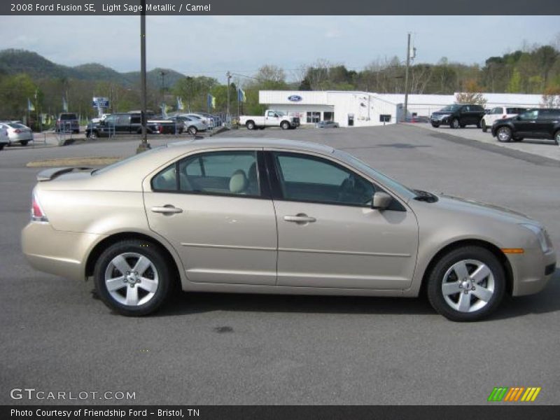 Light Sage Metallic / Camel 2008 Ford Fusion SE