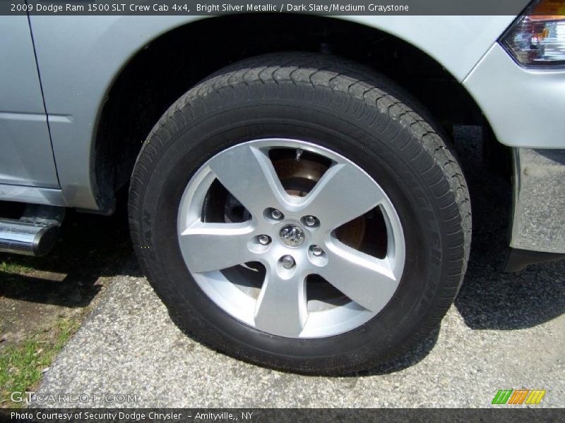 Bright Silver Metallic / Dark Slate/Medium Graystone 2009 Dodge Ram 1500 SLT Crew Cab 4x4