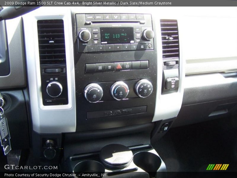 Bright Silver Metallic / Dark Slate/Medium Graystone 2009 Dodge Ram 1500 SLT Crew Cab 4x4