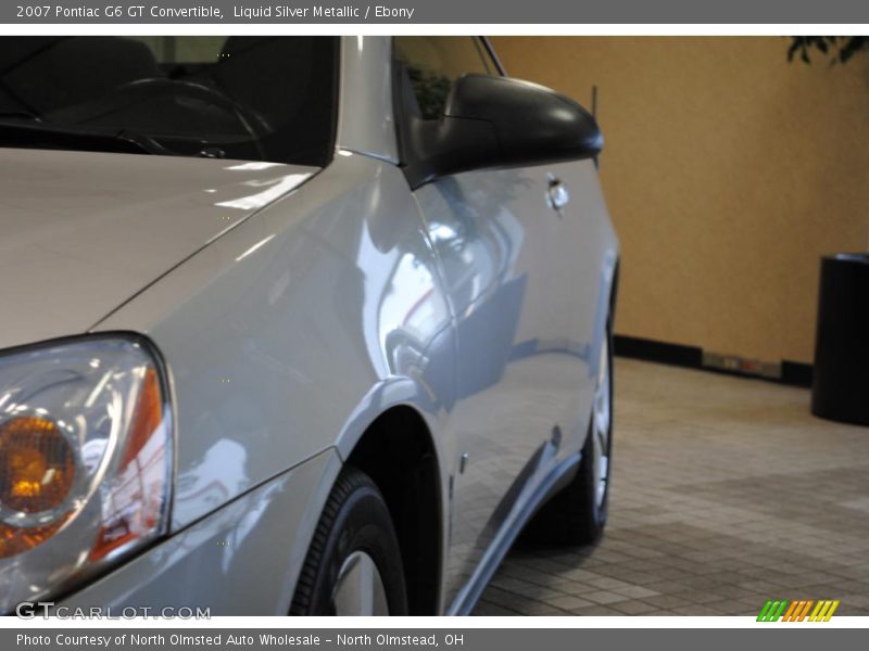 Liquid Silver Metallic / Ebony 2007 Pontiac G6 GT Convertible