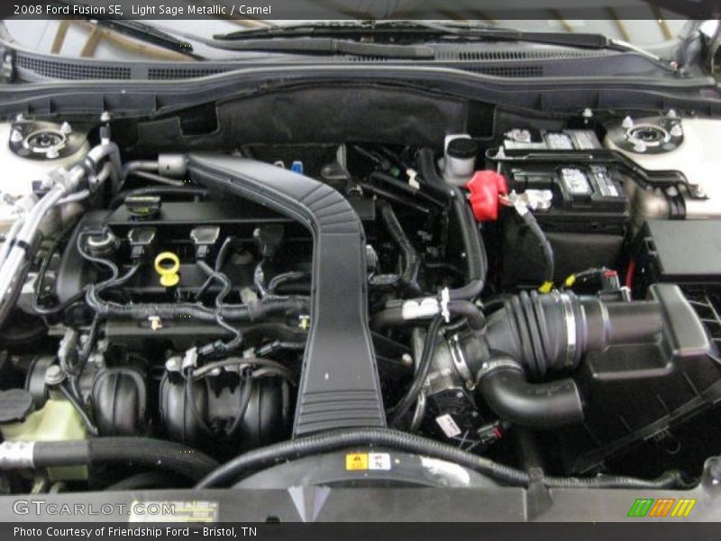 Light Sage Metallic / Camel 2008 Ford Fusion SE
