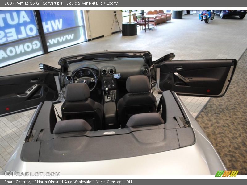 Liquid Silver Metallic / Ebony 2007 Pontiac G6 GT Convertible