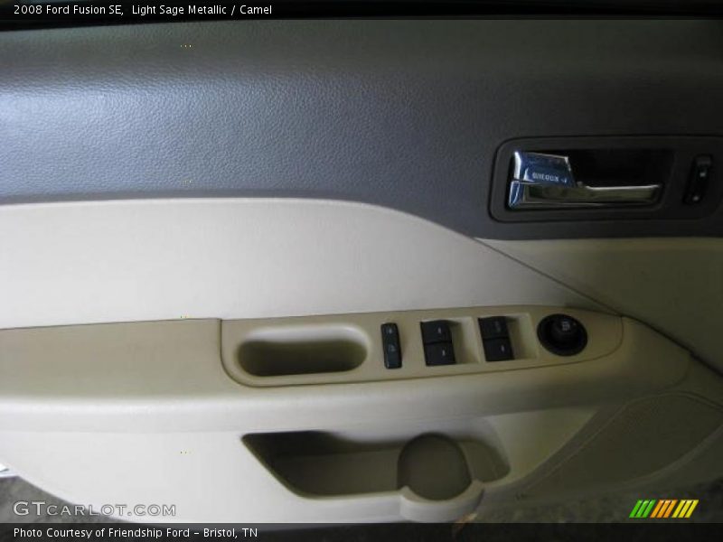 Light Sage Metallic / Camel 2008 Ford Fusion SE