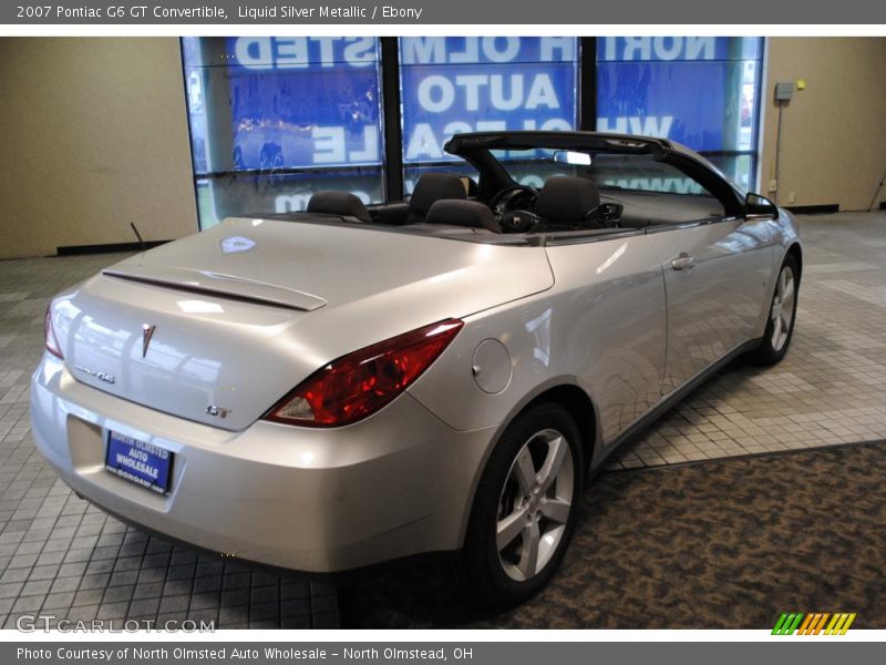 Liquid Silver Metallic / Ebony 2007 Pontiac G6 GT Convertible