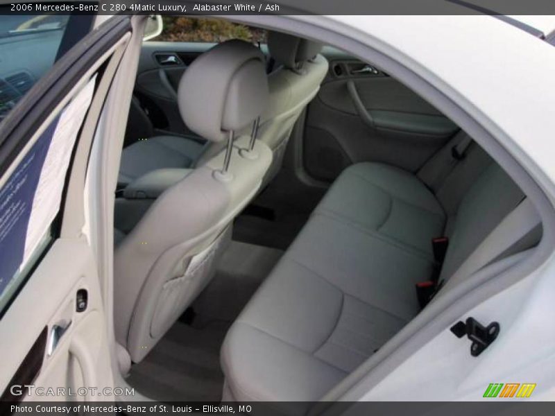 Alabaster White / Ash 2006 Mercedes-Benz C 280 4Matic Luxury