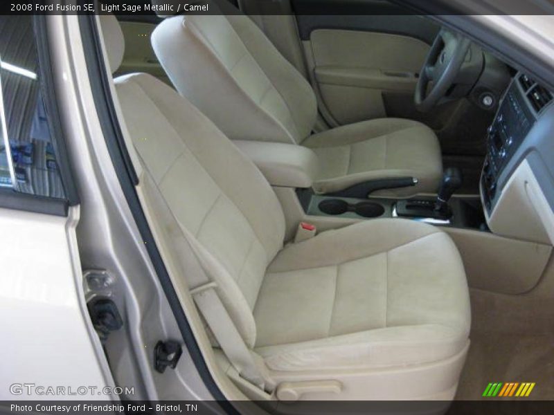 Light Sage Metallic / Camel 2008 Ford Fusion SE