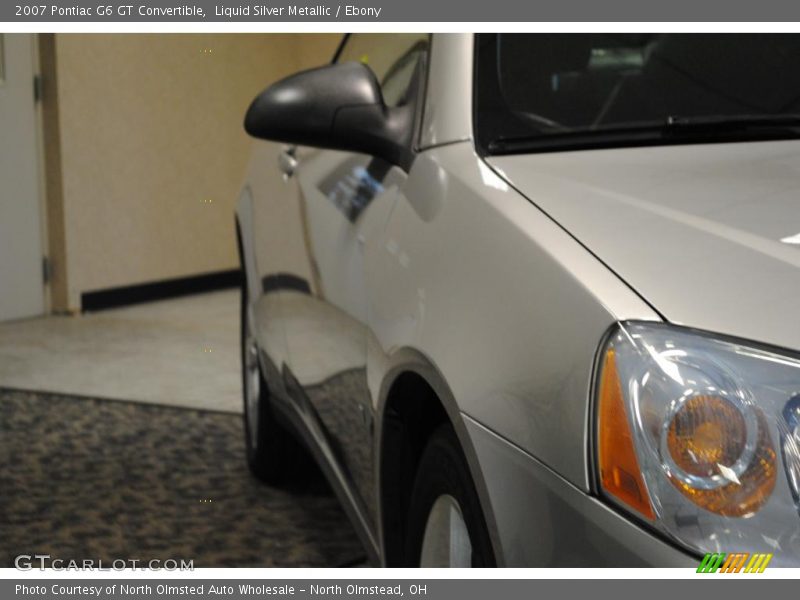 Liquid Silver Metallic / Ebony 2007 Pontiac G6 GT Convertible