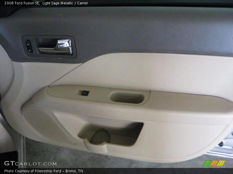 Light Sage Metallic / Camel 2008 Ford Fusion SE