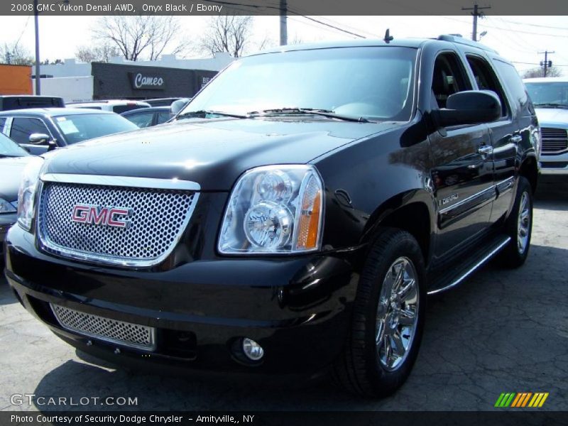Onyx Black / Ebony 2008 GMC Yukon Denali AWD