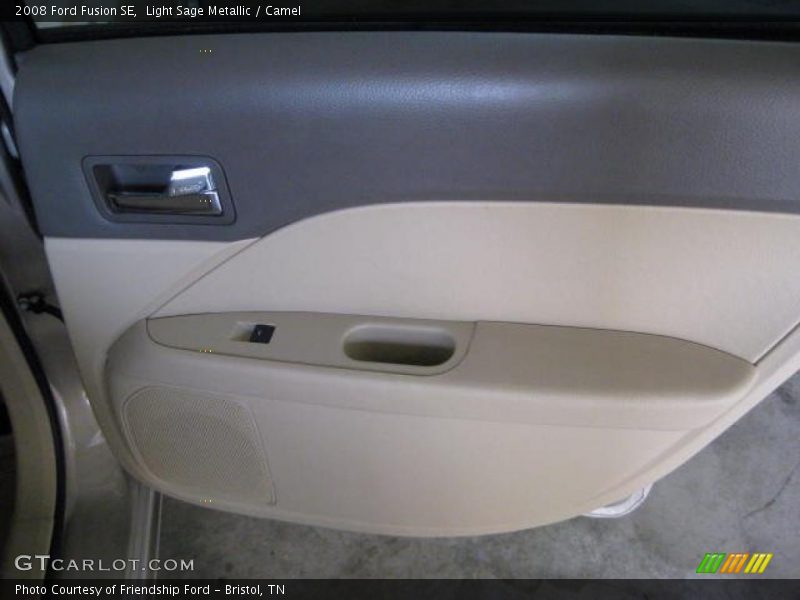 Light Sage Metallic / Camel 2008 Ford Fusion SE