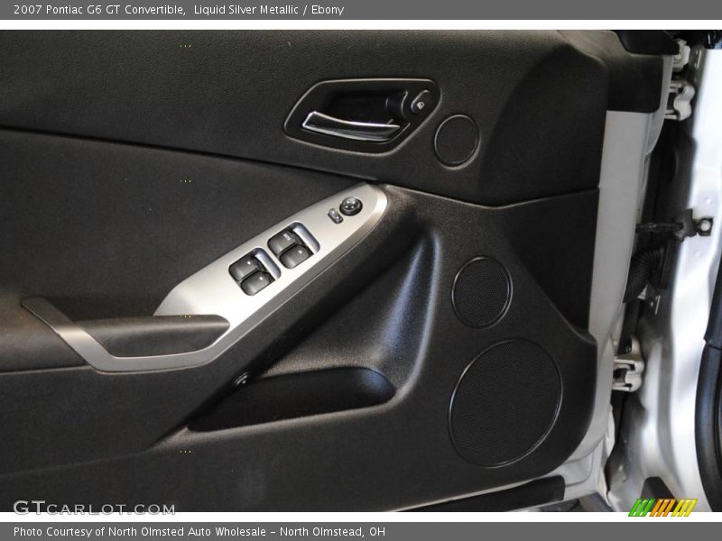 Liquid Silver Metallic / Ebony 2007 Pontiac G6 GT Convertible