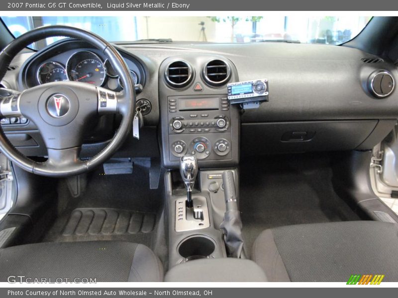 Liquid Silver Metallic / Ebony 2007 Pontiac G6 GT Convertible