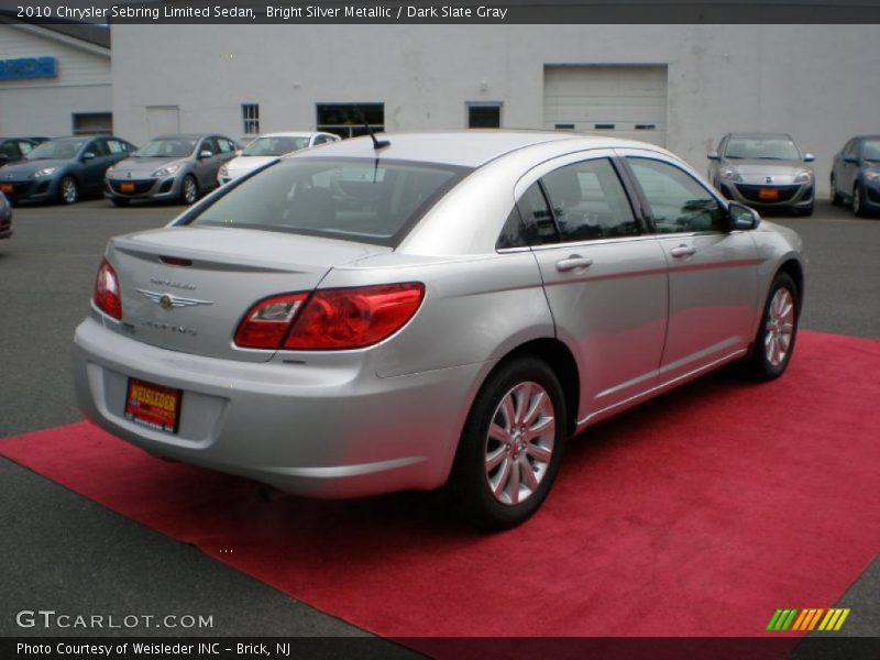 Bright Silver Metallic / Dark Slate Gray 2010 Chrysler Sebring Limited Sedan