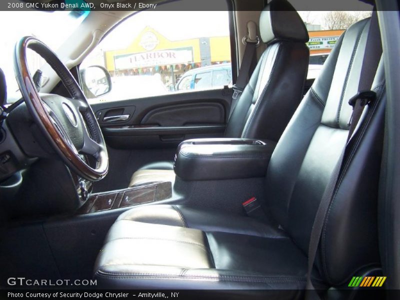Onyx Black / Ebony 2008 GMC Yukon Denali AWD