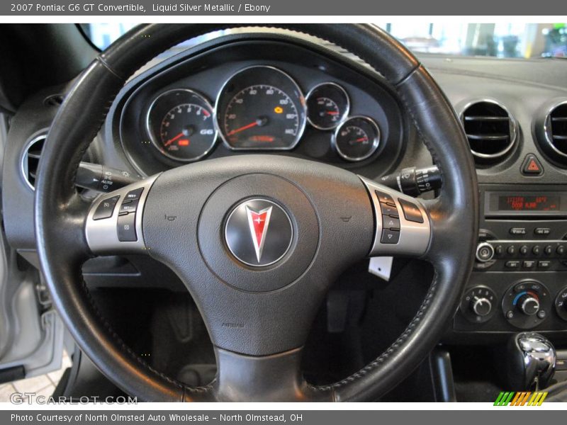 Liquid Silver Metallic / Ebony 2007 Pontiac G6 GT Convertible