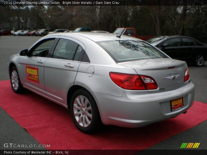 Bright Silver Metallic / Dark Slate Gray 2010 Chrysler Sebring Limited Sedan