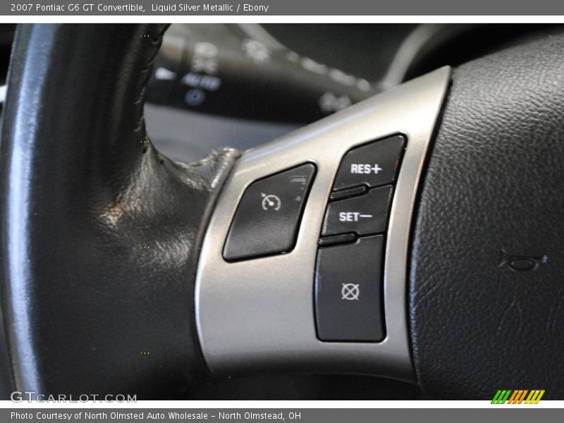 Liquid Silver Metallic / Ebony 2007 Pontiac G6 GT Convertible