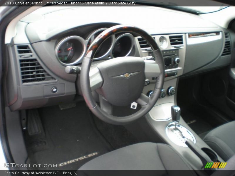 Bright Silver Metallic / Dark Slate Gray 2010 Chrysler Sebring Limited Sedan
