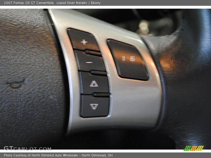 Liquid Silver Metallic / Ebony 2007 Pontiac G6 GT Convertible