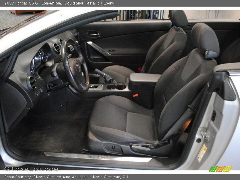 Liquid Silver Metallic / Ebony 2007 Pontiac G6 GT Convertible