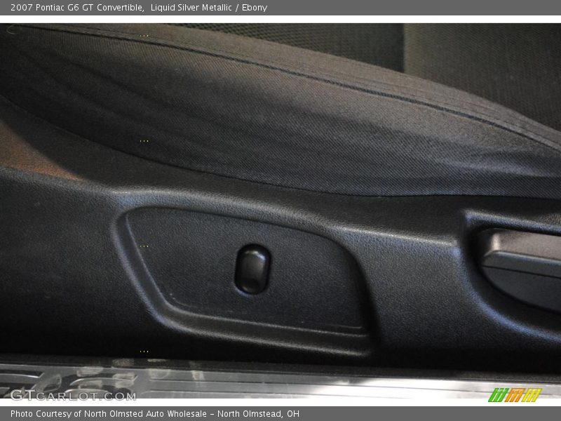 Liquid Silver Metallic / Ebony 2007 Pontiac G6 GT Convertible