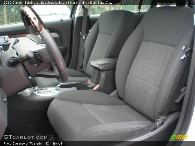 Bright Silver Metallic / Dark Slate Gray 2010 Chrysler Sebring Limited Sedan