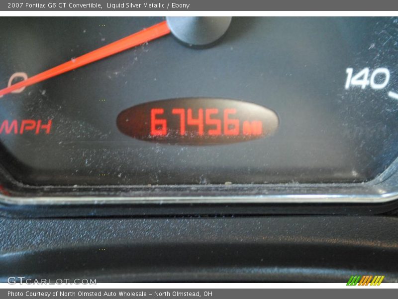 Liquid Silver Metallic / Ebony 2007 Pontiac G6 GT Convertible
