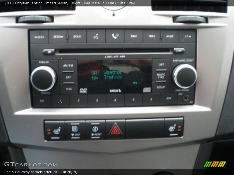 Bright Silver Metallic / Dark Slate Gray 2010 Chrysler Sebring Limited Sedan