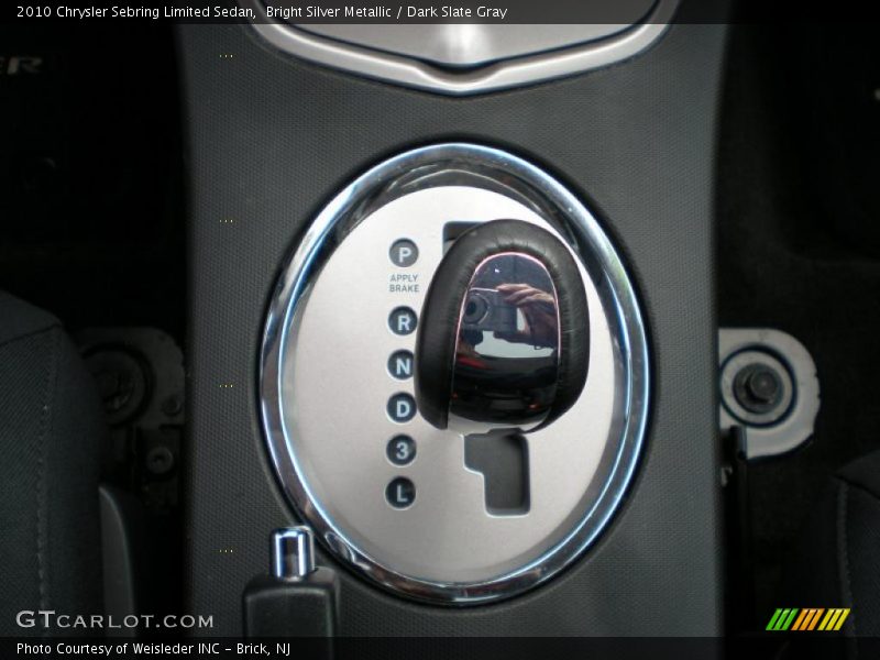 Bright Silver Metallic / Dark Slate Gray 2010 Chrysler Sebring Limited Sedan