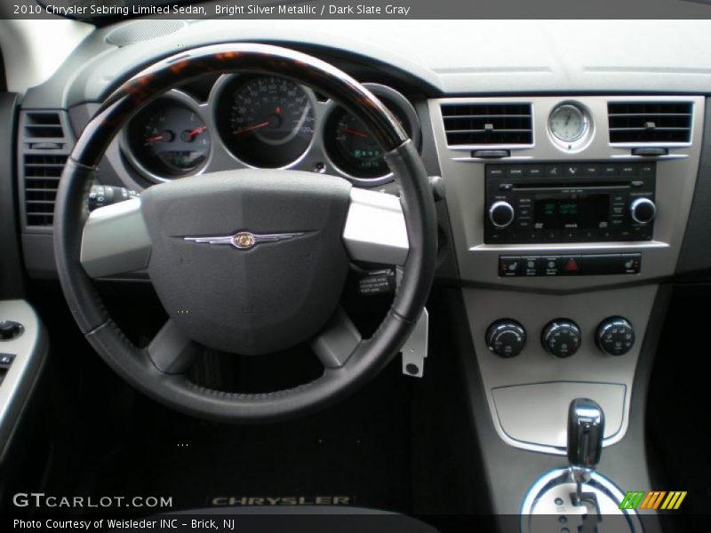 Bright Silver Metallic / Dark Slate Gray 2010 Chrysler Sebring Limited Sedan