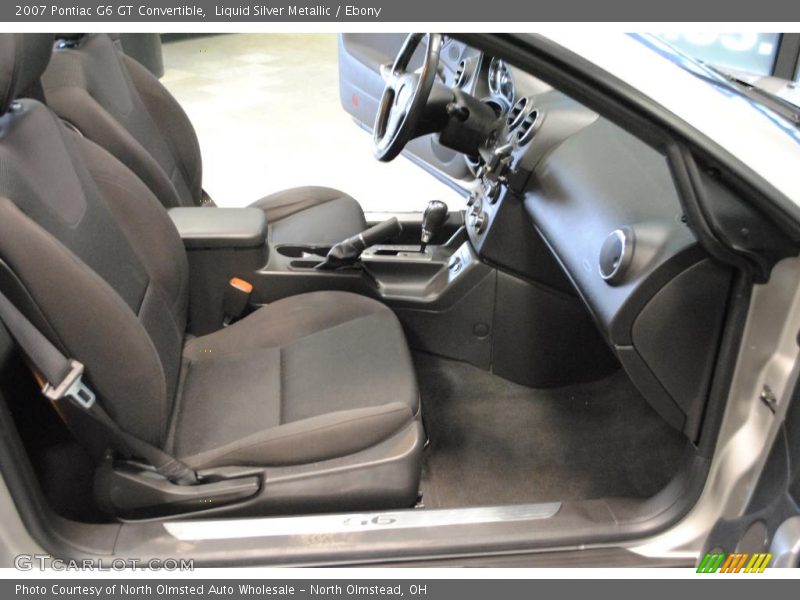 Liquid Silver Metallic / Ebony 2007 Pontiac G6 GT Convertible