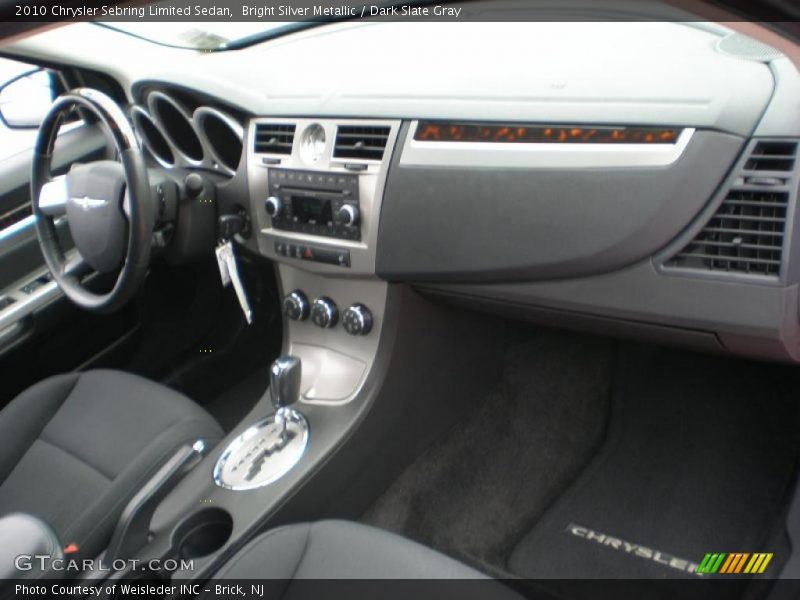 Bright Silver Metallic / Dark Slate Gray 2010 Chrysler Sebring Limited Sedan