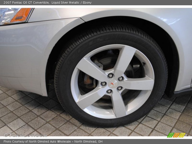 Liquid Silver Metallic / Ebony 2007 Pontiac G6 GT Convertible